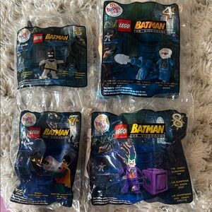 Lego Batman Mini Figures Pack - Blue, Purple, Black